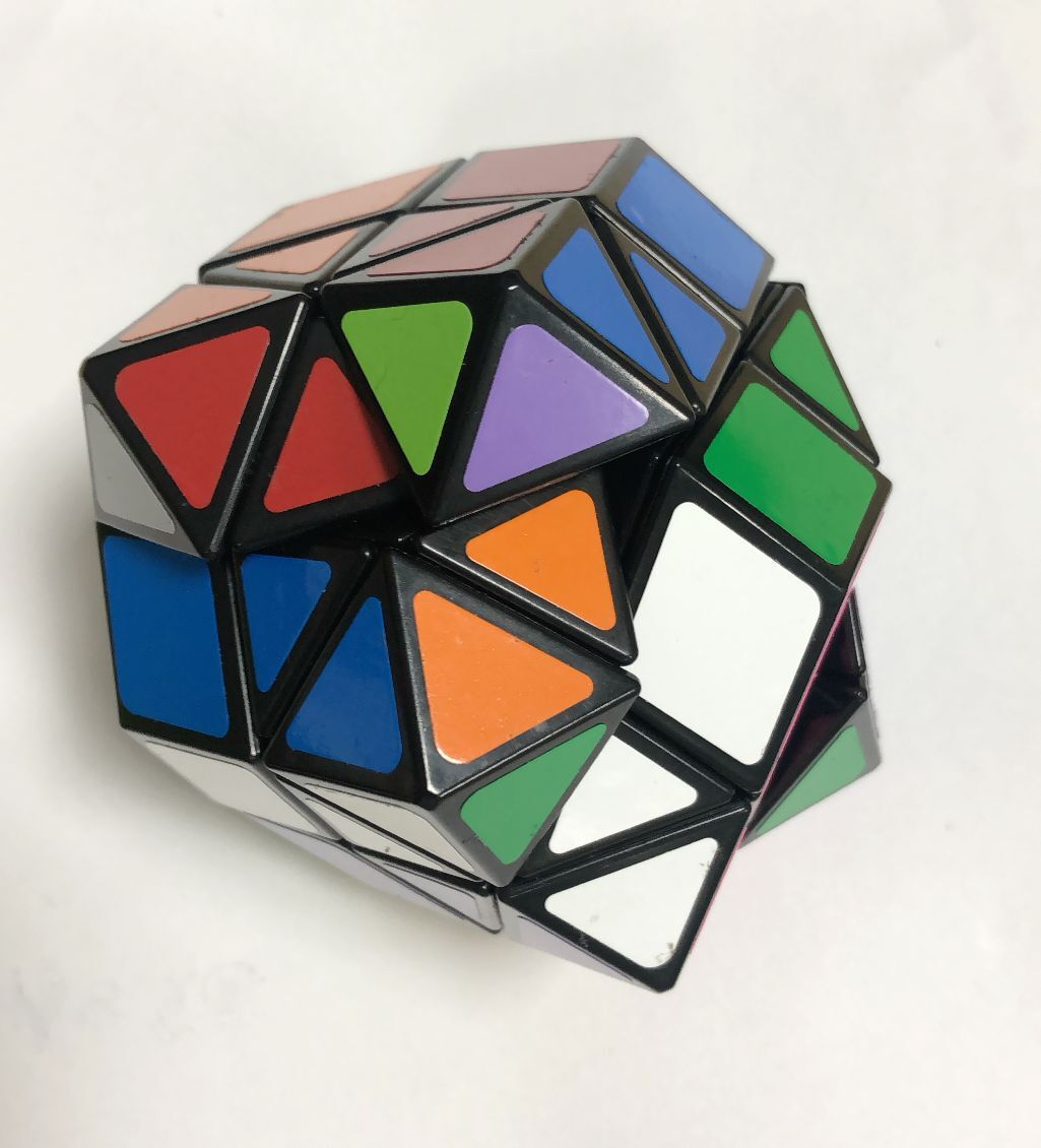 蓝蓝十二轴十二菱面异形魔方顺滑高难度收藏外贸亚马逊货源批发