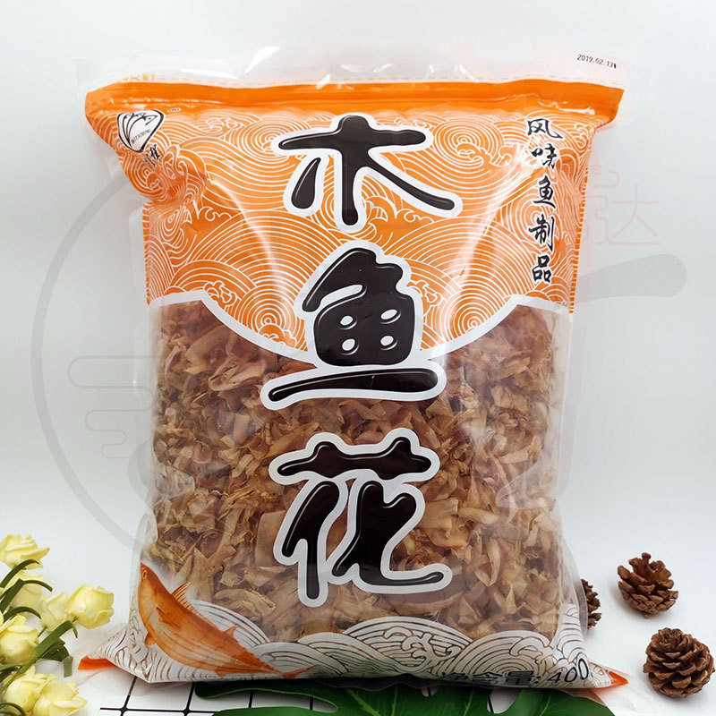 柴鱼花字鱼片 海宜程木鱼花 寿司 章鱼小丸子 手抓饼材料400g/包