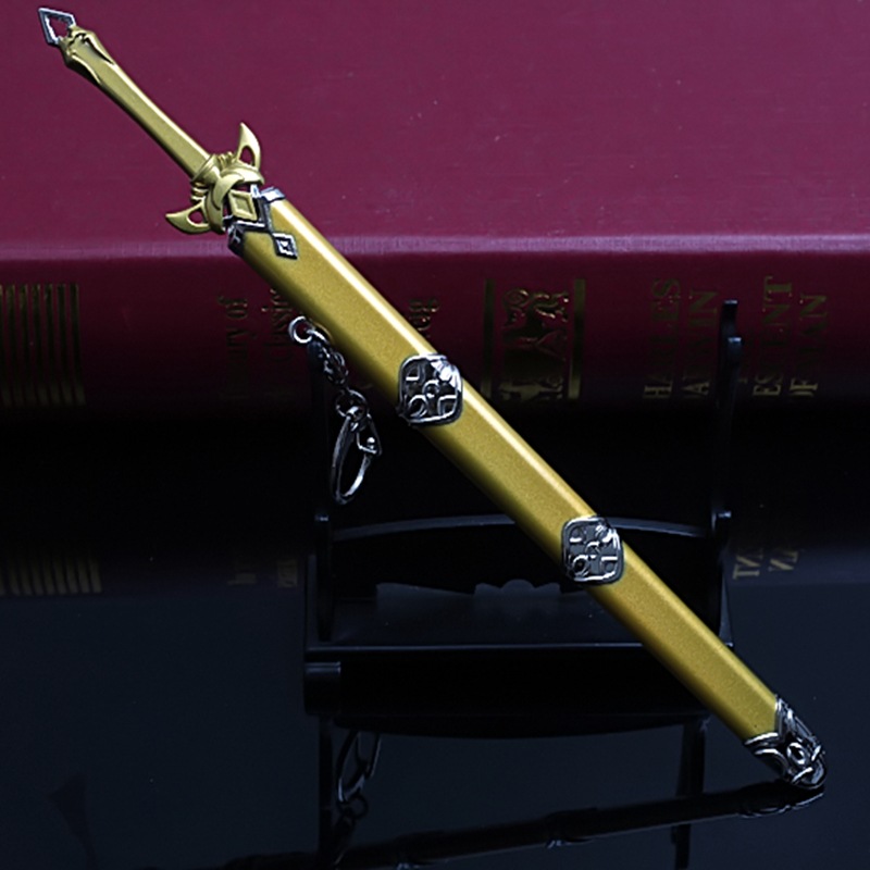 动漫赐福武器花城厄命刀谢怜芳心剑带鞘合金兵器钥匙扣一件代发