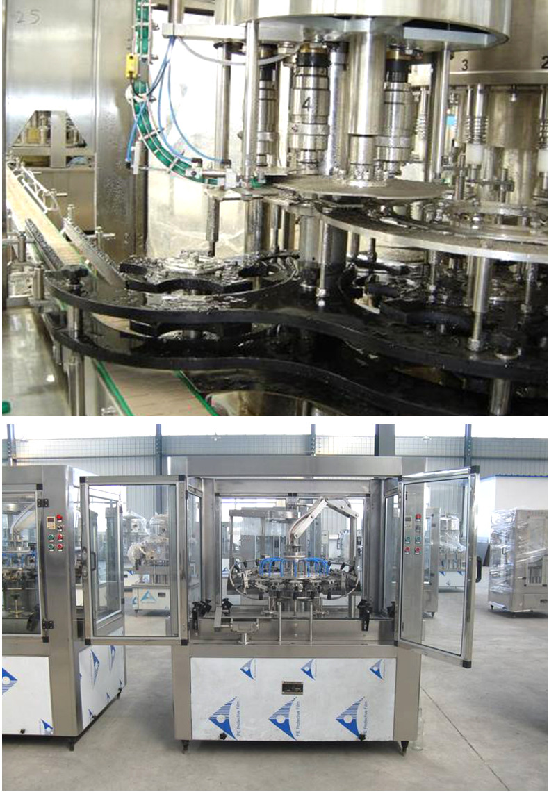 饮料机械三合一灌装机 果汁饮料灌装生产线 含气饮料易拉罐灌装机