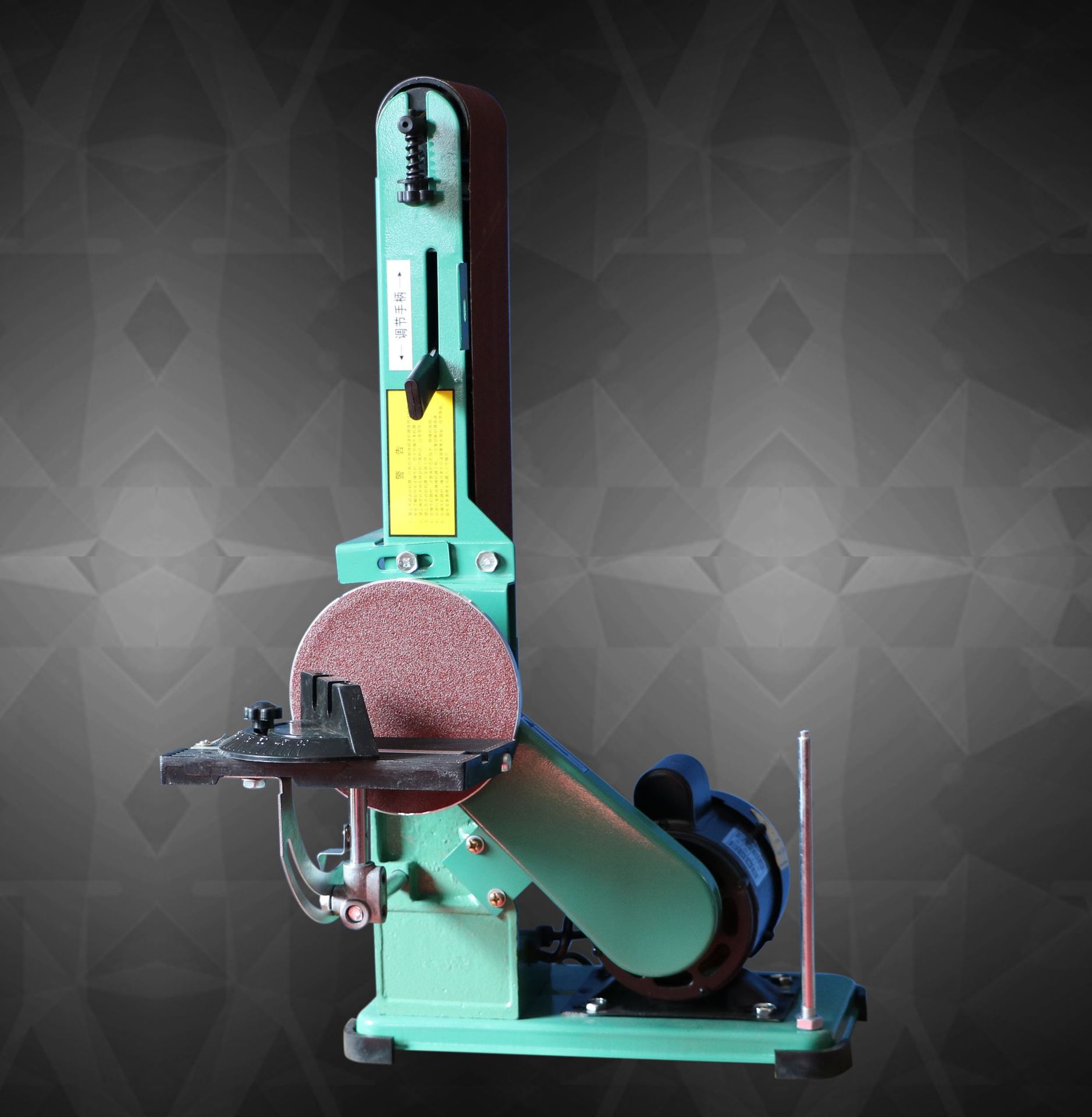 砂带机平面立式多功能木工金属diy抛光机小型砂带机
