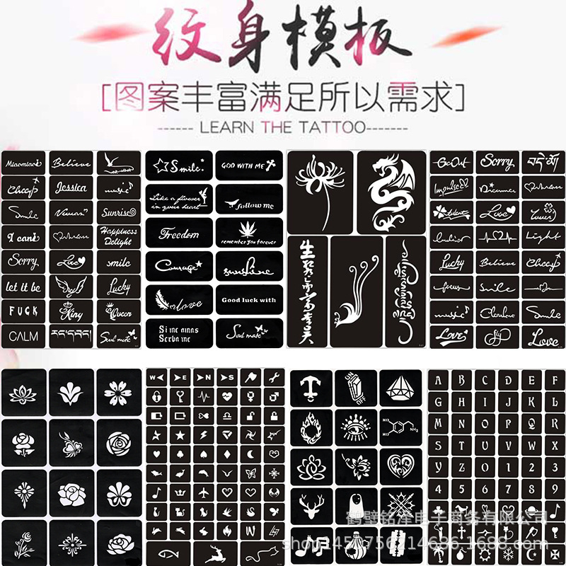 纹身贴防水男传统黑色老鹰花臂纹身贴雄鹰展翅老