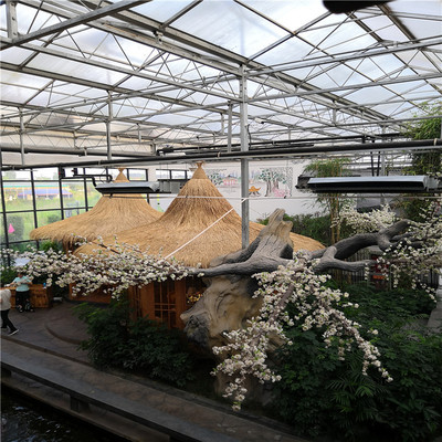 生态景观餐厅设计 智能观光温室花卉大棚专业生产安装连栋大棚