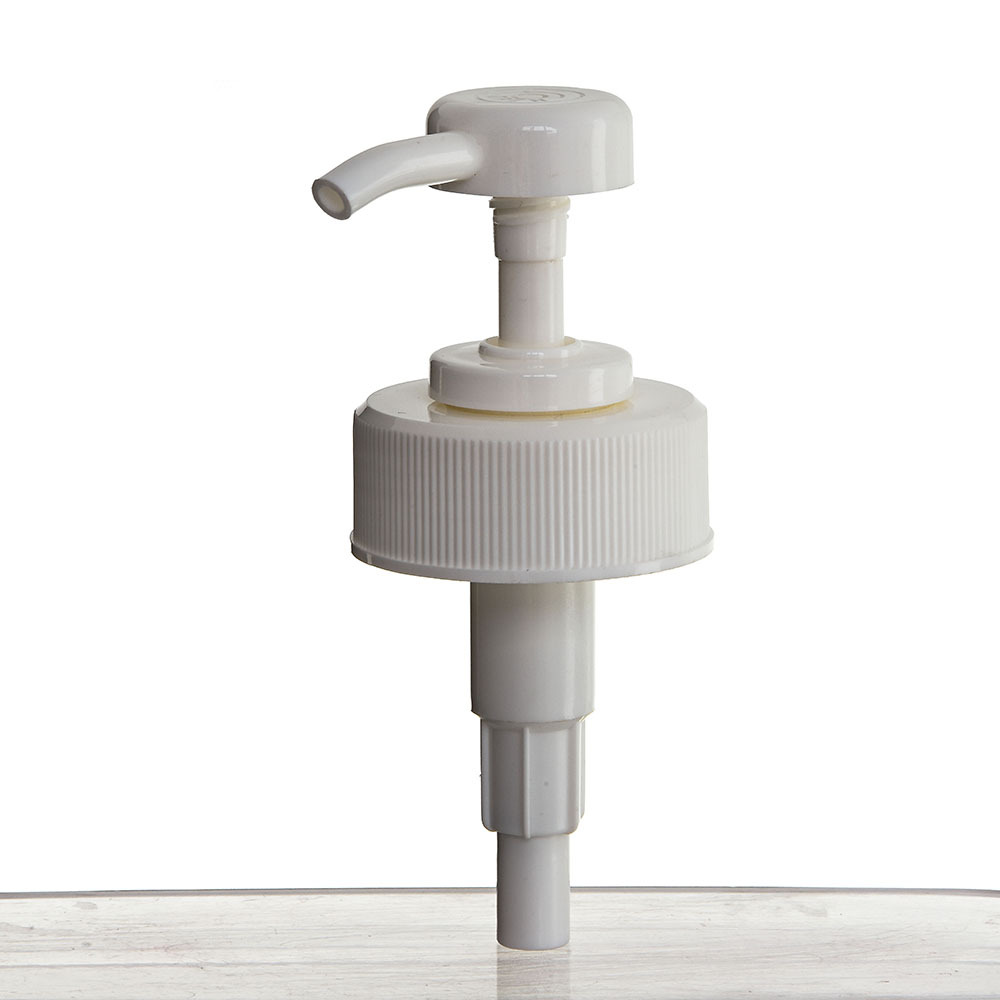 厂家定制新款塑料pp乳液泵洗手液沐浴露螺旋按压泵头现货批发