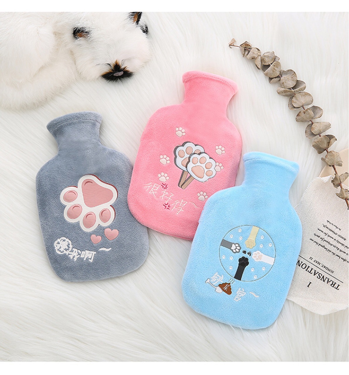 未注水卡通暖水袋