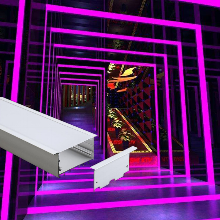 led铝条灯酒吧ktv前台个性线条硬灯带造型灯 楼梯过道走廊墙壁灯