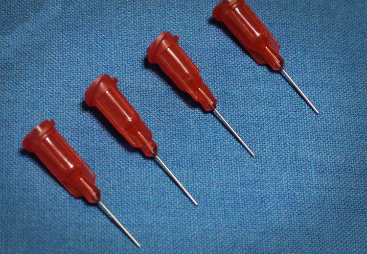 供应批发优质24g螺口点胶针头 螺纹接口24g针头