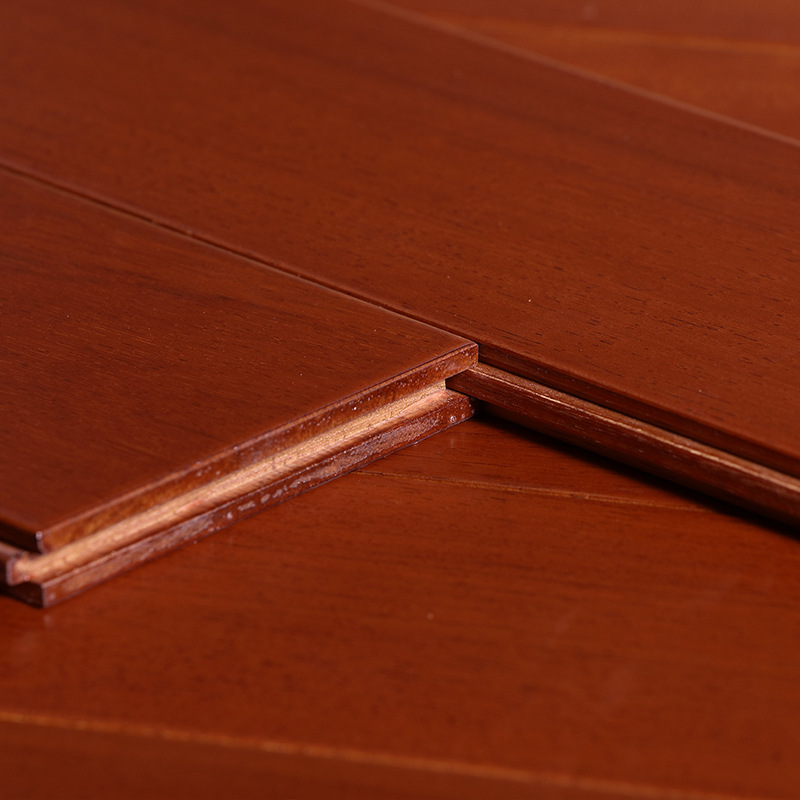 厂家直销纯实木平扣系列地板 东南亚番龙眼 18mm纯实木地板