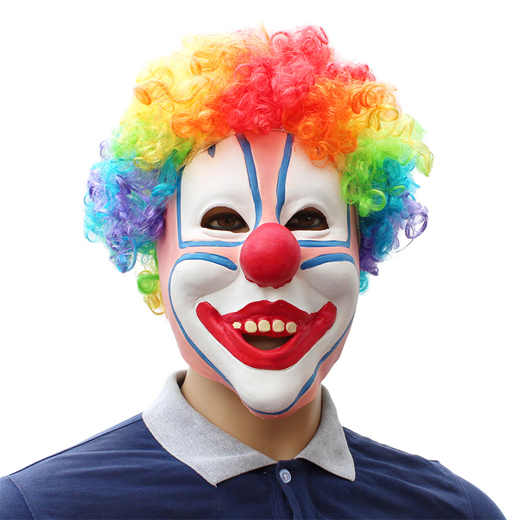 小丑乳胶面具