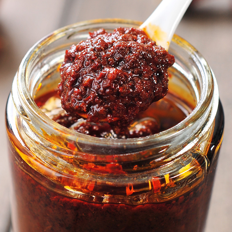 天车香辣酱225g辣椒拌面佐餐蘸食炒菜烧菜夹馍剁椒酱天味食品厂家