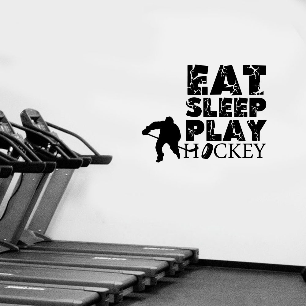 estsleep体育锻炼健身房客厅墙贴精雕外贸欧美箴言英语js009