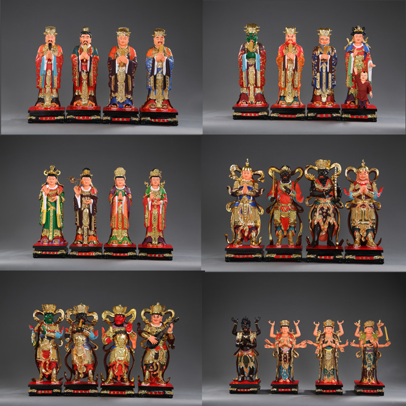 寺庙开光二十四诸天神像24诸天佛像佛教水陆法会24诸天佛19寸48cm