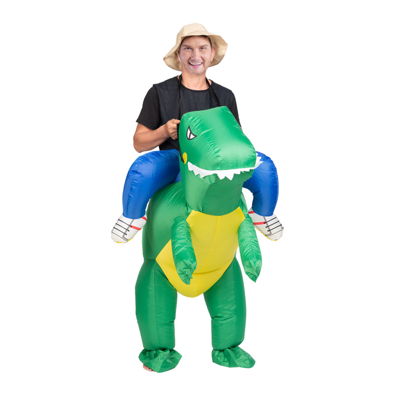 充气服装恐龙跨境成人儿童万圣节卡通人偶圣诞节搞笑派对表演道具