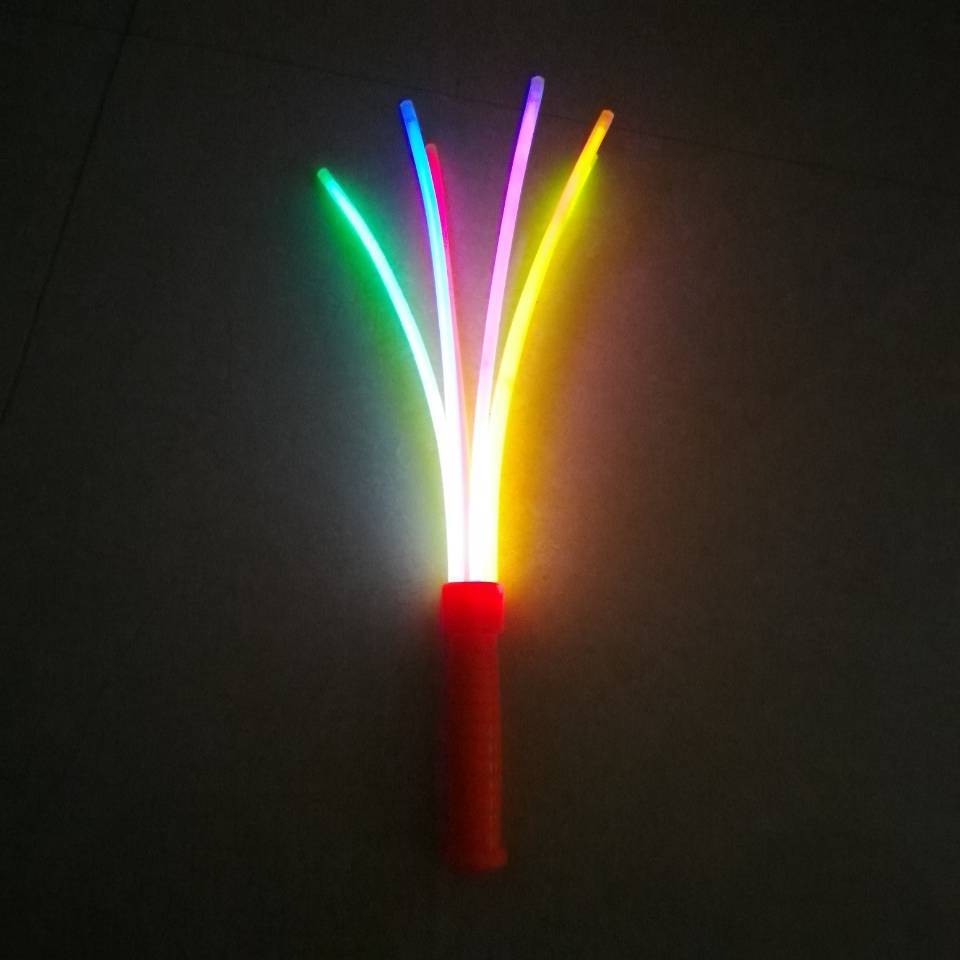 精装手柄荧光棒助威棒手持加油棒发光棒演唱会歌迷会道具