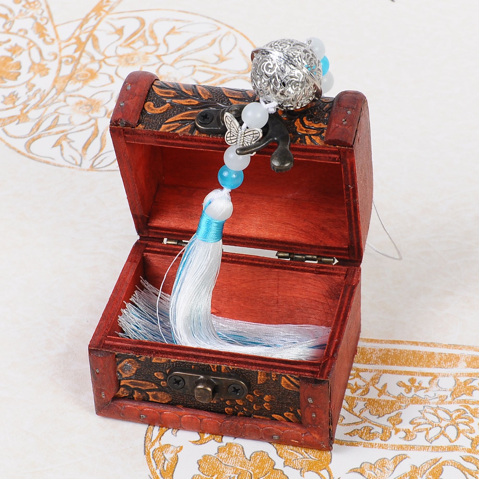 魔道祖师魏无羡同款腰佩宫铃清心宫银铃流苏挂件云梦江氏澄陈情令