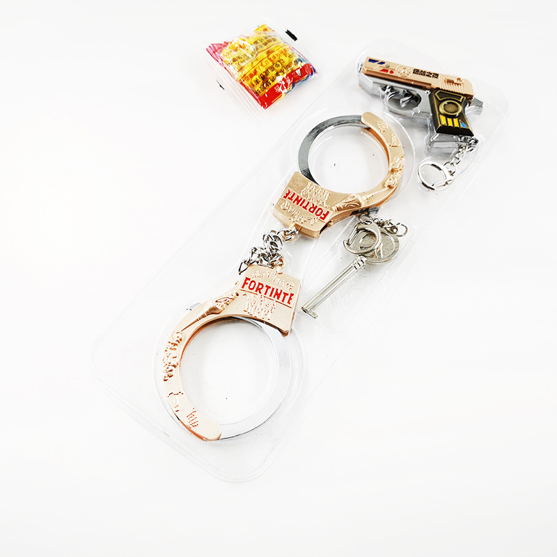 手铐合金挂饰 可定制金属工艺摆件游戏电影周边款式多样厂家直发