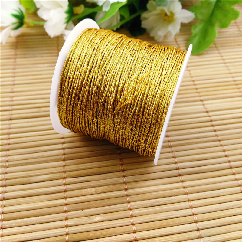 金丝银丝股线 diy珠宝编织线编缠线金银手链绕线项链吊牌线塔线材