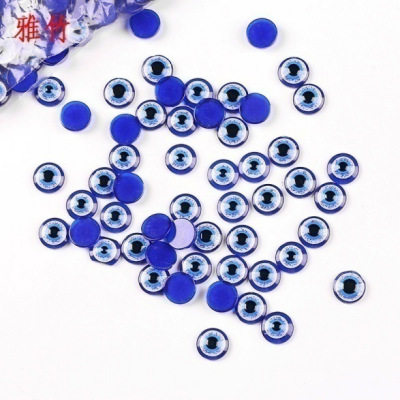 Spot Supply Blue Evil Eye Resin Blue Eye Accessories Doll Accessories Factory Wholesale