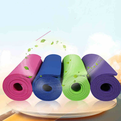 滑腹肌俯卧撑平板垫子瑜伽垫健身垫无味运动初学者加厚加宽防10mm