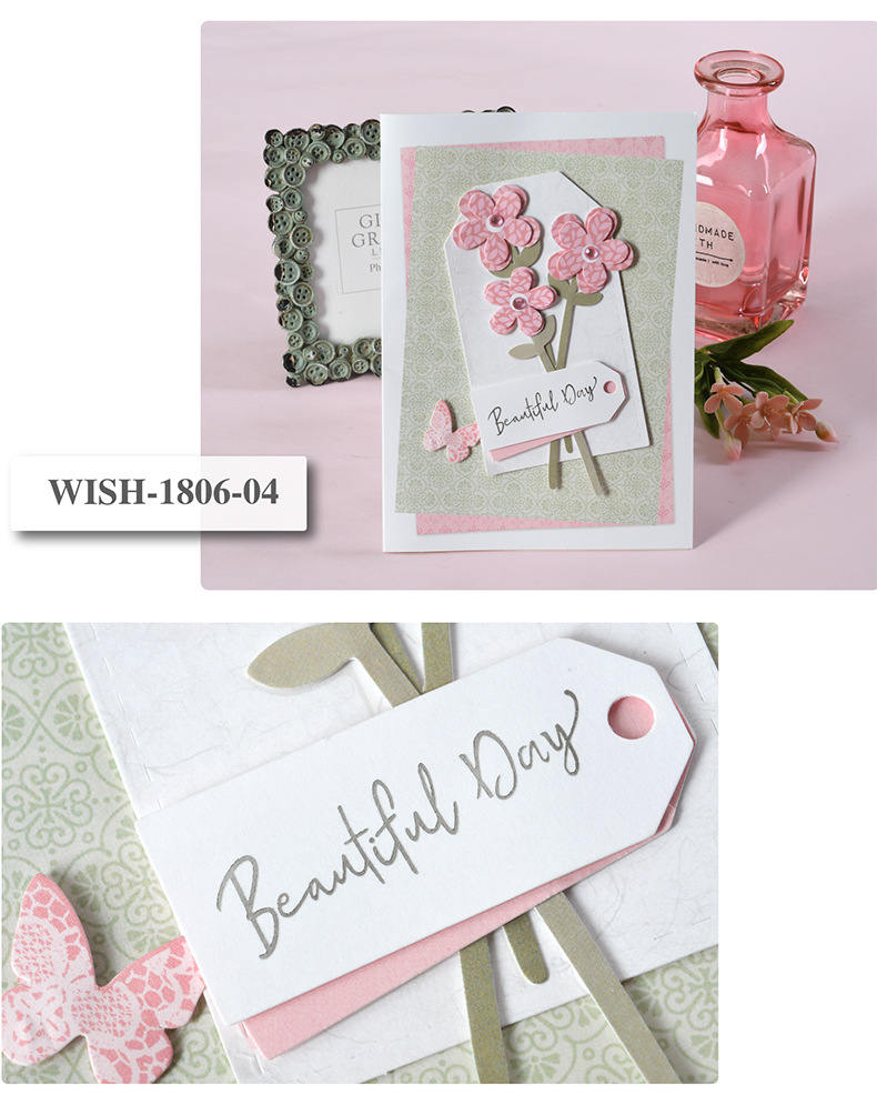 祝福卡片bestwishes结婚送行节日祝福贺卡卡片批发
