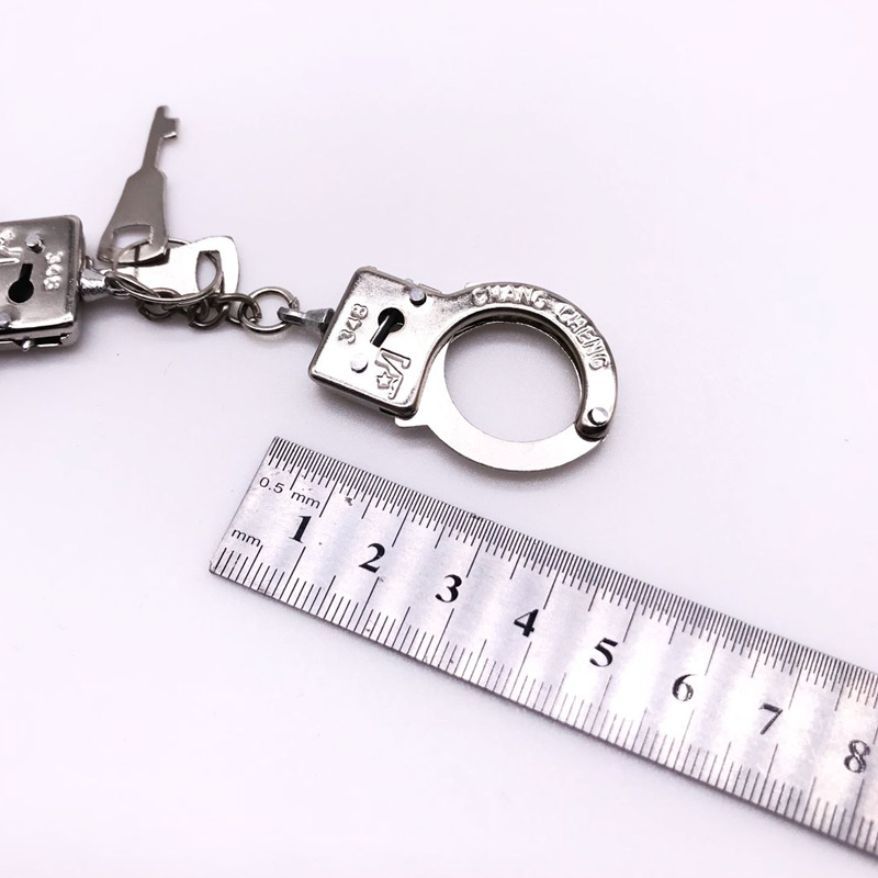 厂家金属合金手铐钥匙扣挂件 个性创意新奇特小礼品赠品批发