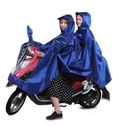 正品天堂j231加大双人雨衣雨披摩托车电动车电瓶车加厚加大雨衣
