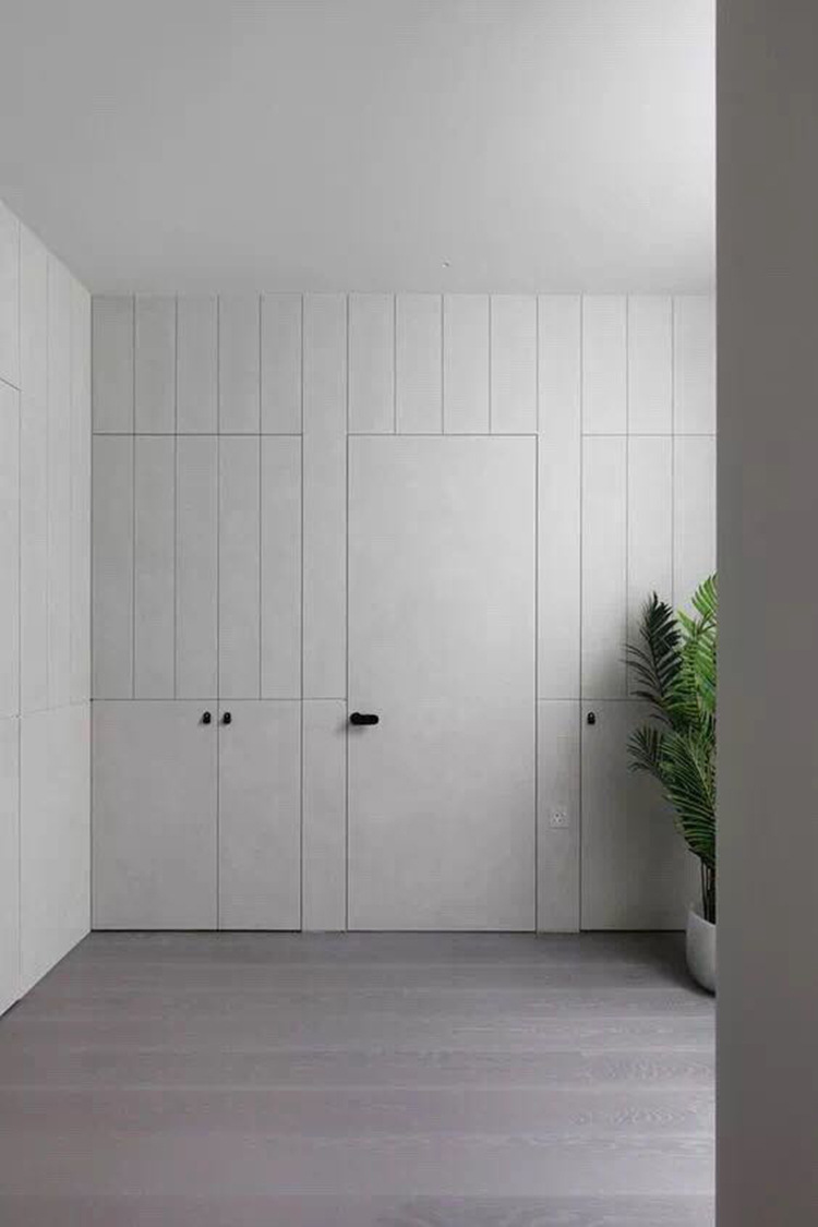 全国专业定制隐形门工厂 订制现代时尚隐藏门 客厅书房纯实木门