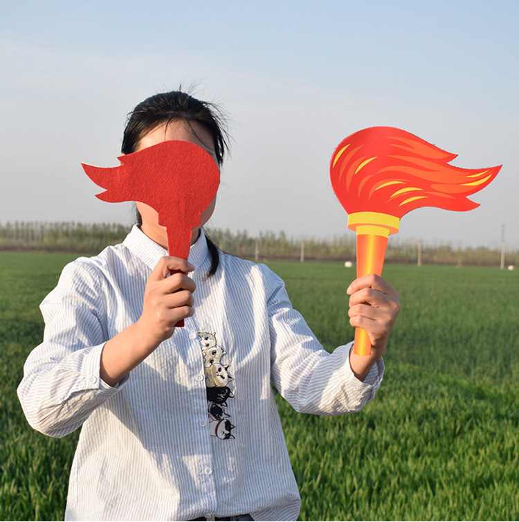 创意火炬舞蹈道具舞台表演用品学校运动会开幕式入场式手拿道具