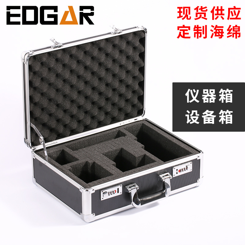Factory in Stock Hardware Aluminum Toolbox Electrical Portable Vehicle Aluminum Case Monitoring File Instrument Container Equipment Case