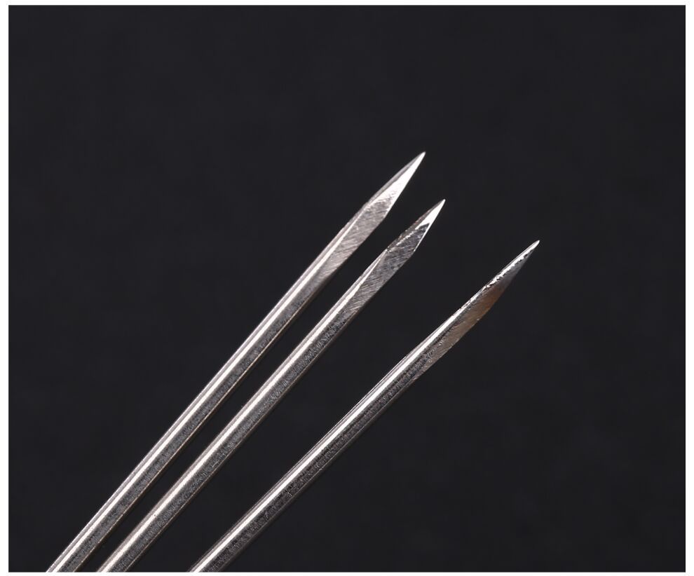 包邮泉河牌三棱针 刺血针 刺络放血针 大小三棱针