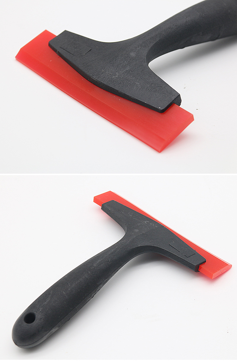 汽车贴膜工具玻璃贴膜清洗刮板牛筋软刮板红色水刮刮水板软牛筋