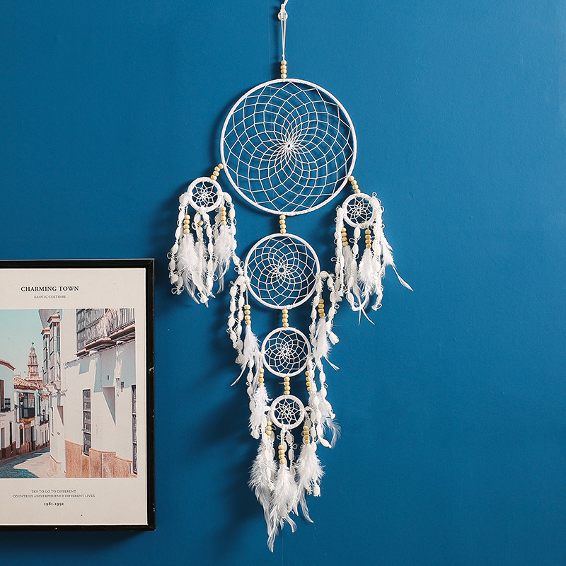 Ins Pendant Creative Home Decoration Room Wall-Mounted Japanese Wind Chimes Large Dreamcatcher Decorative Gift Gift Xr170