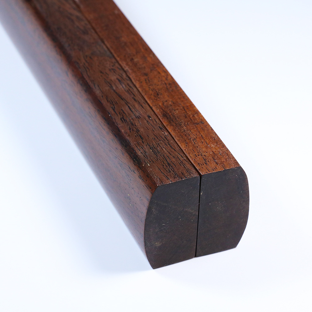 批发书画用品精制光板素面红木镇尺 黑檀木实木文房四宝毛笔镇纸