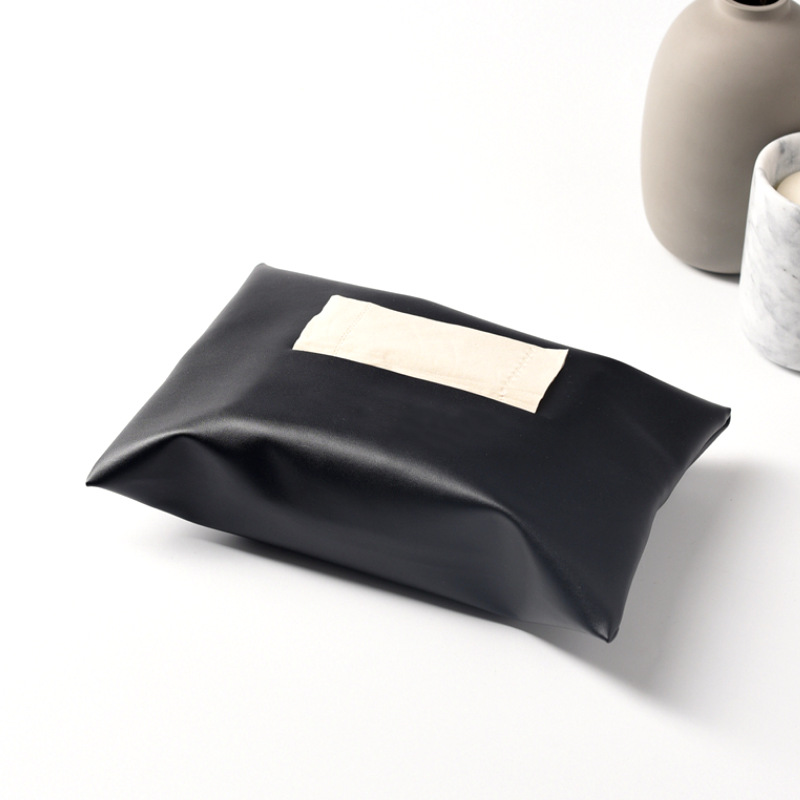 韩国皮质纸巾盒 pu防水抽纸盒 客厅卧室纸巾纸巾收纳盒