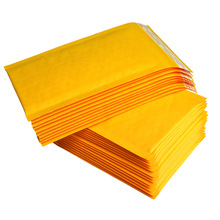 160*380长条为荣耀7手机壳包装袋黄色牛皮纸气泡信封袋160*380长