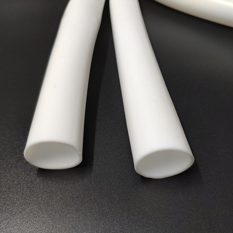 乳白硅胶套管耐高温耐老化保护套白色挤出硅橡胶管