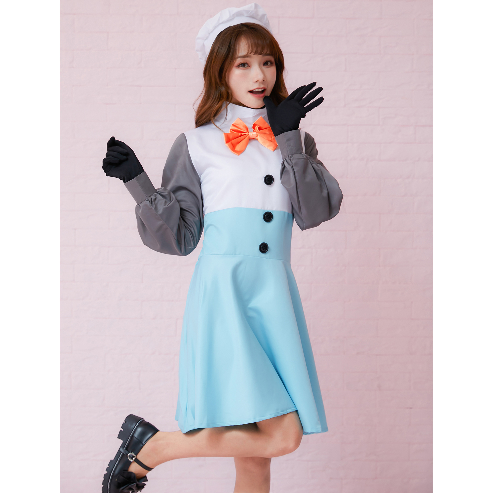 m-xl日系冰雪奇缘雪宝 万圣节服装cosplay冬日恋歌动漫雪人女仆装