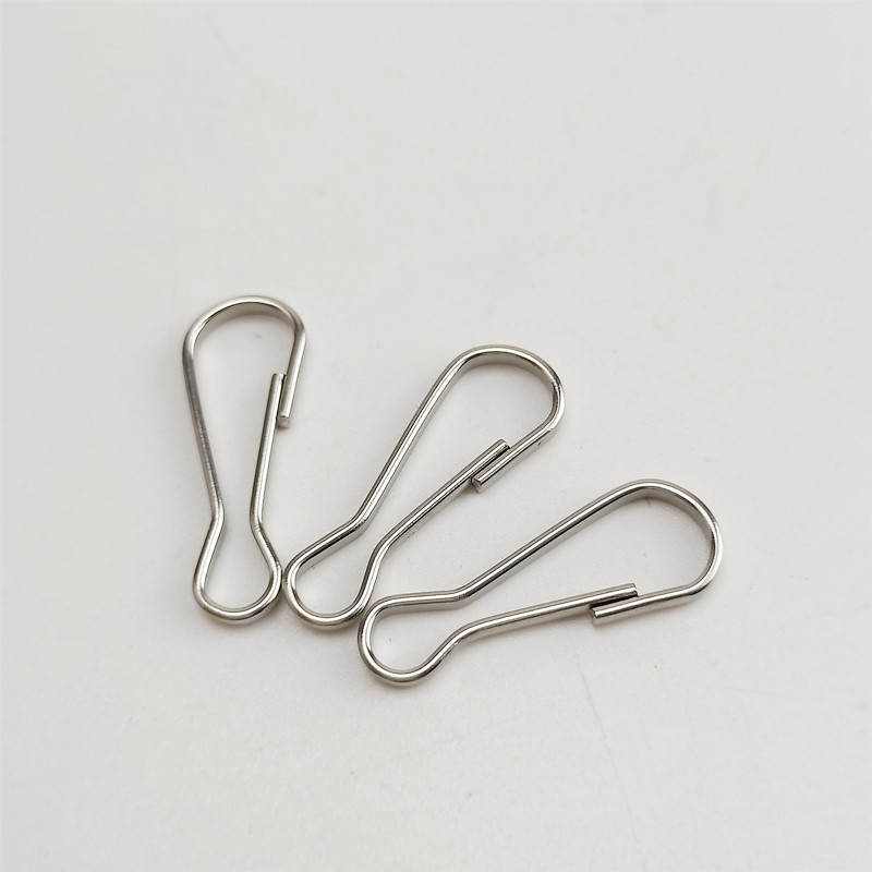 朱丹扣防风扣饰品窗帘挂扣骨扣珠腰扣龙虾扣不锈钢朱胆扣弹扣狗扣