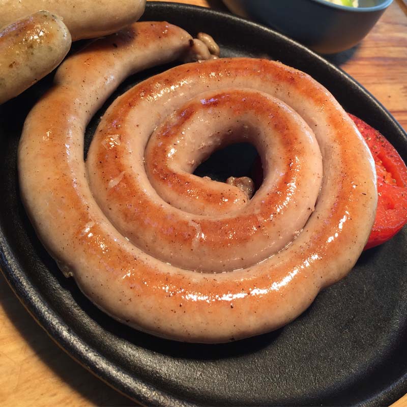 生烤盘肠 东洋香肠 系列之 生烤盘肠 德国风味蜗牛肠 约一公斤/袋