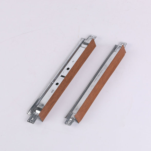 平面烤漆龙骨 t型平面烤漆龙骨厂家t型天花吊顶建材轻钢龙骨定制