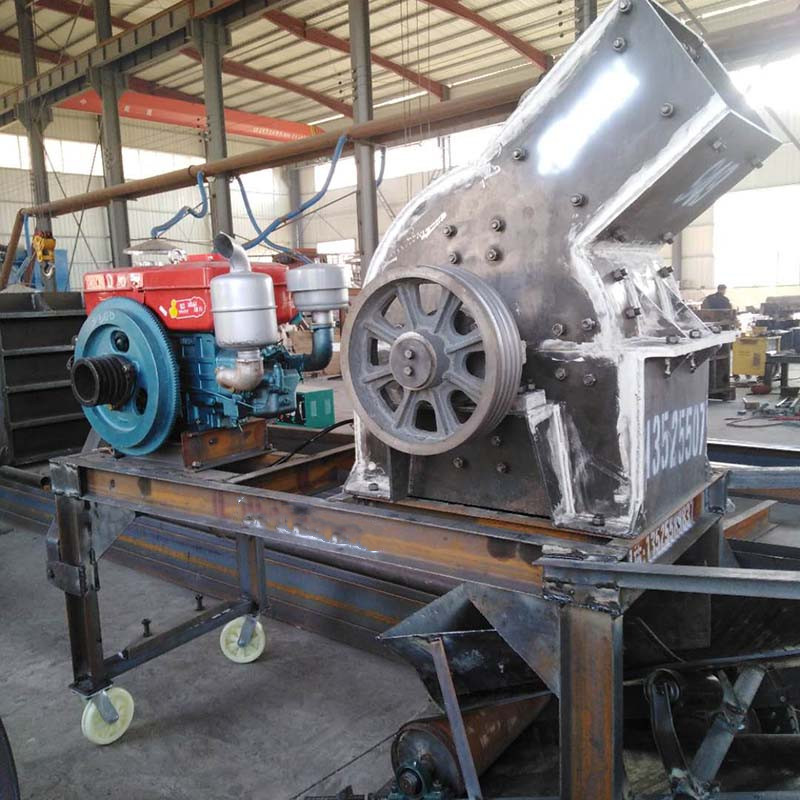 现货供应柴油机带动的粉石灰石粉碎机 加工60目石灰石粉碎设备