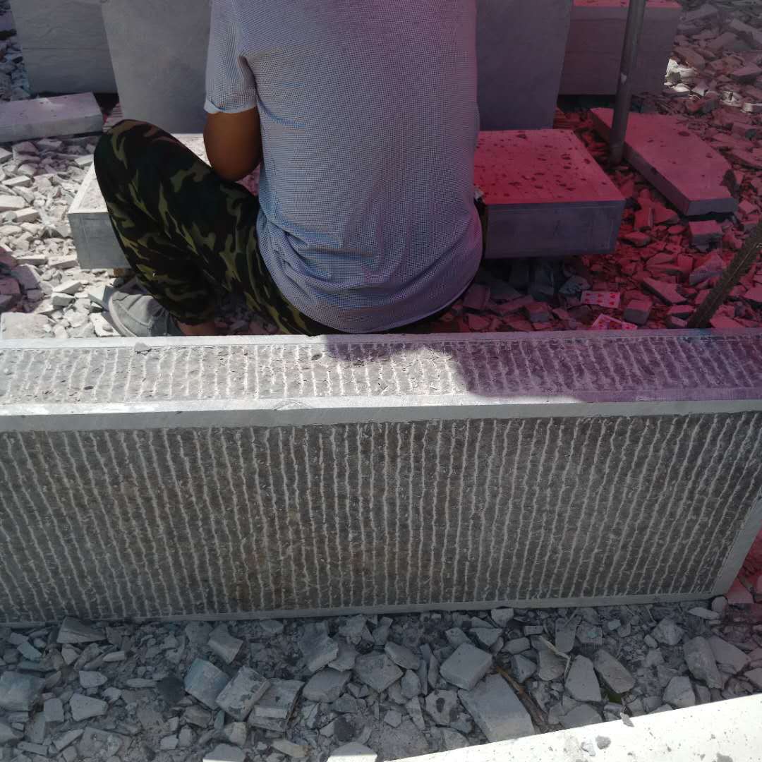 批发广场庭院仿古做旧踏步石 公园錾道台阶石 火烧青石板材