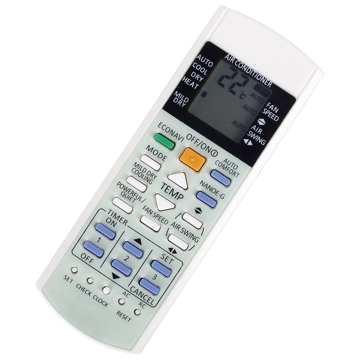 英文版 适用松下空调遥控器a75c3300 3208 3706 3708 3883 3935