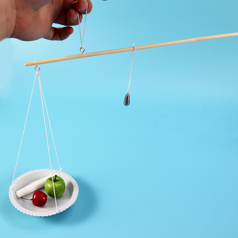 科学小制作秤称diy杆秤称原理模型儿童科学物力学小实验材料包