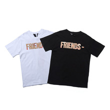FRIENDS VLONE 19SS新款T恤宽松潮牌短袖T恤男女情侣装批发