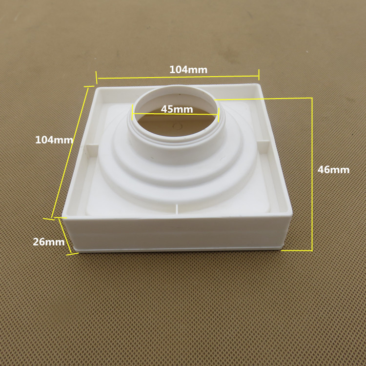地漏预装器预埋盒阳台卫生间浴室洗衣机地漏防臭塑料地漏盒预装件