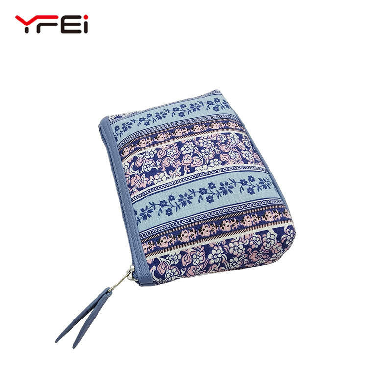 Fashion Printing Portable Cosmetic Bag Lazy Lady Cosmetics Storage Bag Cotton Portable Mother and Child Bag Customization