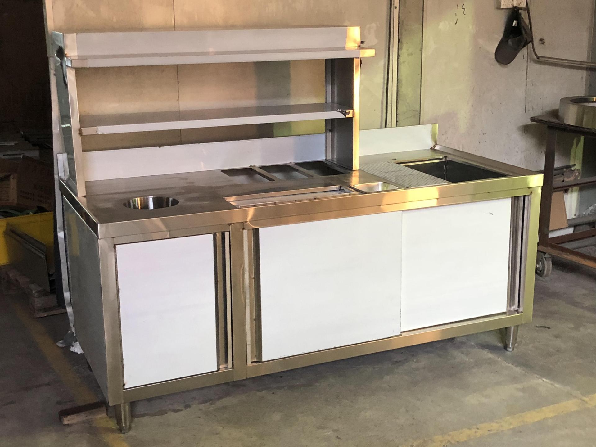 不锈钢奶茶柜  水吧台 调酒柜