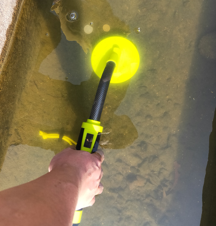 hs07全防水手持金属探测器水下30米寻项链戒指探测金银铜