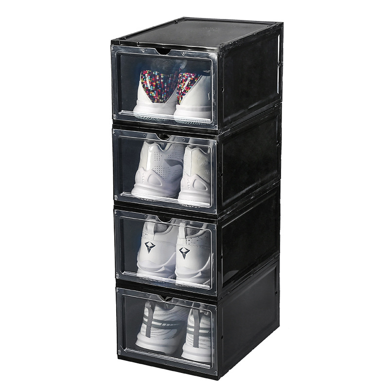 Acrylic Sneakers Transparent Shoe Box Storage Box Plastic Basketball Shoes Cabinet Sneakers Collection Box Display Cabinet Shoe Loading Artifact